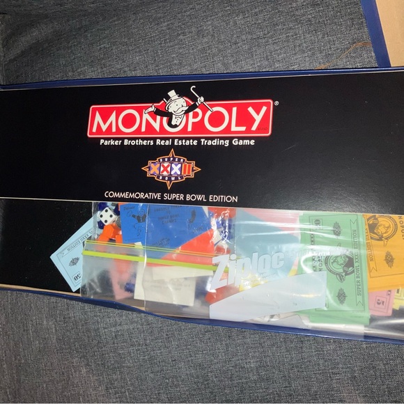 Parker Games 998 Super Bowl 32 Monopoly Board Game Denver Broncos
